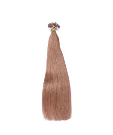 Micro-Ring Hair Extensions #10 Light Brown 60cm 100 Strands 0.5g | 100% Remy Real Hair Easy to Use by Hair Professionals - Shop Now! - Buy Online on GoSupps.com