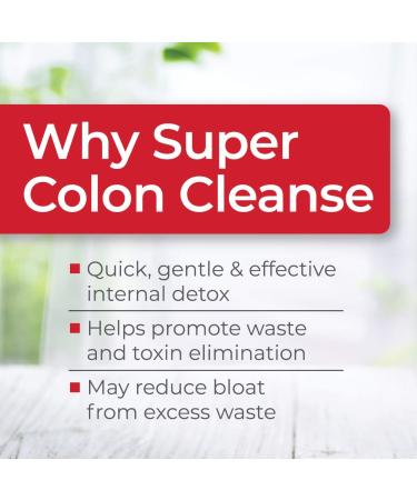 Health Plus Super Colon Cleanse 530 mg - 120 Capsules for Detox & Digestive Health - Buy Online on GoSupps.com