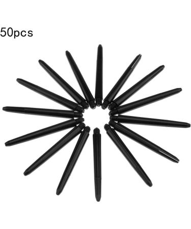 Heyous 2BA Nylon Shaft Dart Accessories - 50 Short Size 48mm Black Pieces - Buy Online on GoSupps.com