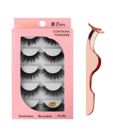 Shop 3D Reusable False Eyelashes - Long & Thick Handmade Dramatic Lashes (4 Pairs) - G604 - Buy Online on GoSupps.com