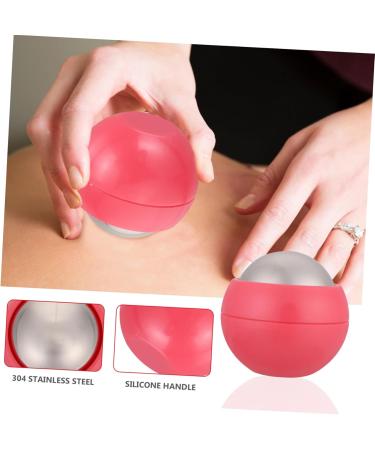 Tovinanna 4-Piece Hand & Face Massage Roller Set | Cold Muscle Ball & Self-Massage Device | Stainless Steel Fitness Relief | Ideal for Fasciitis & Relaxation - Buy Online on GoSupps.com