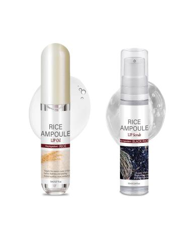 Peel Shot Glow Rice Lip Oil White Rice Black Rice Lip Scrub Gentle Soft Exfoliating Lip Exfoliator Hydrating Formula Lip Skin Remover For All Skin Types Moisturizing Nourishing Lip Care 1 Count (Pack of 1) White - Buy Online on GoSupps.com