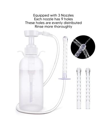 Vaginal Cleaning Set - Silicone 300ml Spray Bottle for At-Home Hygiene | Women's Care - Buy Online on GoSupps.com