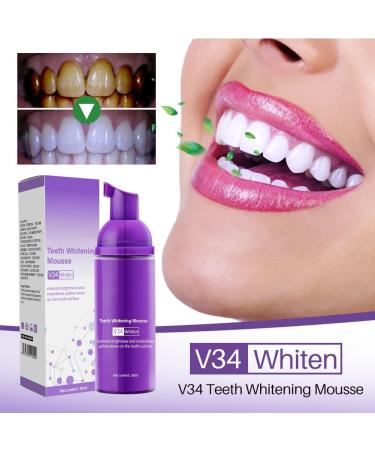 GFOUK Oral Crystal Cleaning Mousse - Vegetable Tooth Whitening & Purple Toothpaste (2PCs) - Brighten Your Smile! - Buy Online on GoSupps.com