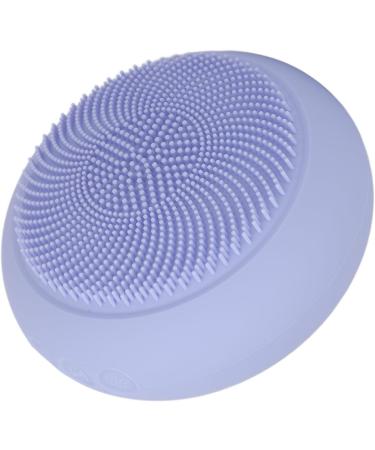 Electric Facial Cleanser Waterproof 5 Times Heating Energy Skin-friendly Facial Cleansing Brush USB Charging for All Skin Types for Deep Cleansing (Purple) - Buy Online on GoSupps.com