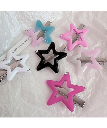 AJTUTUS Fashion Hollow Five-Pointed Star Hairpins Hair Duckbill Clip Sweet Hair Barrettes Sweet Hair Accessory Party Jewelry - Buy Online on GoSupps.com