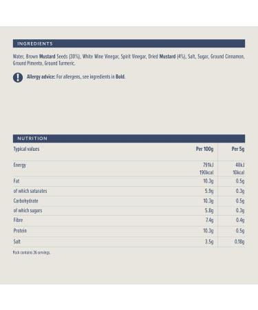 by Amazon Wholegrain Mustard Spicy 180g - Buy Online on GoSupps.com