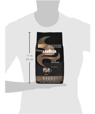 Lavazza Caffe Espresso Whole Bean Coffee Blend - Medium Roast - 2.2lb Bag - Buy Online on GoSupps.com