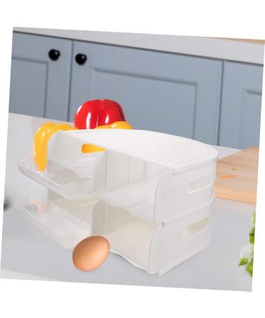 Healeved Box Egg Carton Container with Lid Easter Egg Holder Reusable Egg Holder To Rotate Refrigerator Shelf - Buy Online on GoSupps.com