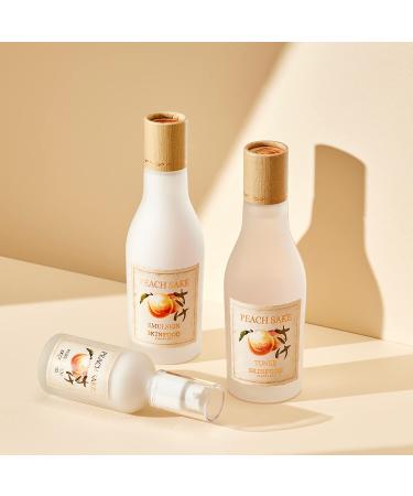 Skinfood Peach Sake Toner 4.56 oz - Hydrating & Brightening Toner for Radiant Skin - Buy Online on GoSupps.com