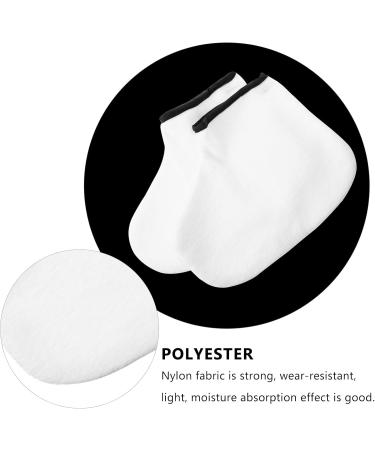 Lurrose Moufles Exfoliants paissis pour Mains et Pieds Blancs Masque de Soin Peau R utilisable et Lavable Isolants Thermiques pour Bain de Paraffine Soins Spa et Hydratation - Buy Online on GoSupps.com