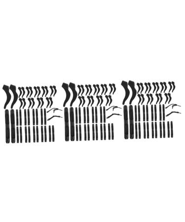 Healeved 60 Pairs Anti-Slip Cover For Eyeglasses Nerd Wax Eyeglass Holder Non-Slip Spectacle Ear Gripper For Eyeglass Lenses Temple Grips For Eyeglasses Child Silica Gel Temple Earmuffs