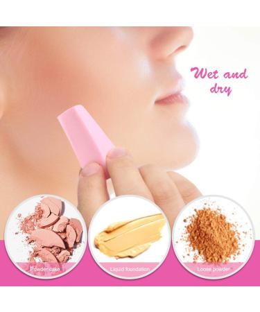 Teenitor 48-Piece Makeup Sponge Blender Set for Face Curve Blending - Latex Free, Small Wedge Shaped Beauty Applicator for Liquid Cream Foundation - Pink+Skin - Buy Online on GoSupps.com