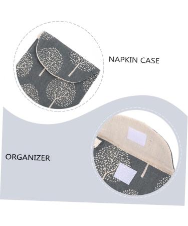 Shop Cabilock 6-Piece Portable Menstruation Travel Pads Set - Stylish Storage Bags for Outdoor & Travel (13x13cm) - Buy Online on GoSupps.com