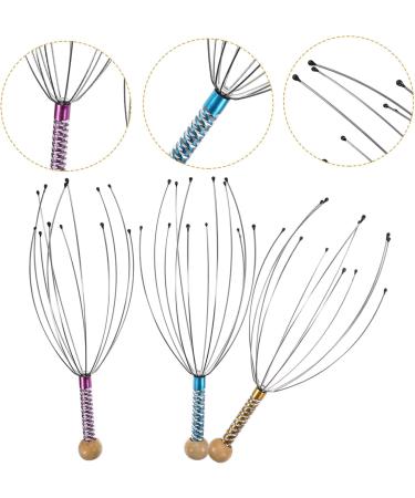 Fomiyes 3-in-1 Scalp Scratcher with Vibration Natural Wooden Hair Growth Stimulator & Shampoo for Women Relaxing Scalp Massage Tool - Buy Online on GoSupps.com