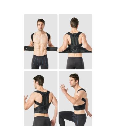 Shoulder Posture Corrector Adjustable Upper Back Support Belt Shoulder Brace | Back Support Straightener Posture Support Brace Breathable Training Belts for Wom 2xl - Buy Online on GoSupps.com