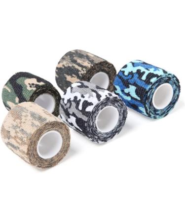 Toddmomy Emergency Medical Tape - 6 Pcs Athletic Camouflage Gauze Tape | Self-Elastic First Aid Ribbon for Sports & Emergencies - International Shipping Available - Buy Online on GoSupps.com