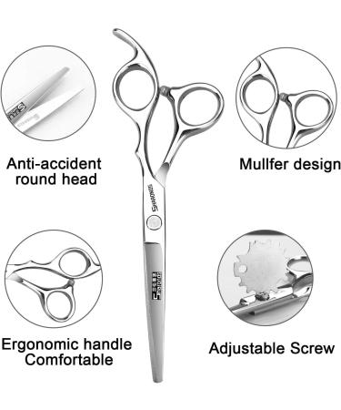 Professional 6/6.5 Inch Hair Scissors Set - Hairdressing & Thinning Shears (2 Pieces) | International Shipping - Buy Online on GoSupps.com
