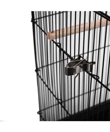 4 PCS Bird Fruit Feeder Cuttlefish Clip Bird Cage Seed Feeder Birds Food Holder Stainless Steel Bird Feeder for Bird Hamster Cockatiel Parrot - Buy Online on GoSupps.com
