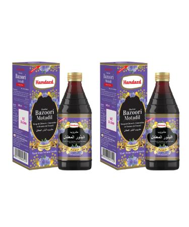 Hamdard Bazoori Motadil Sharbat 500ml / 16.91Fl Oz - Pack of 2