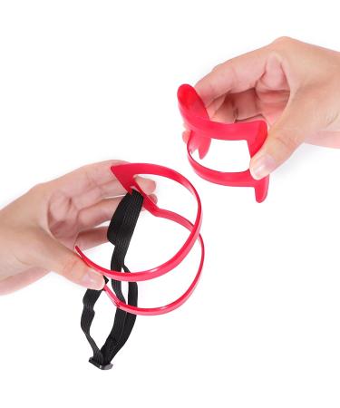 Beard Shaving Template Kit - Red | Hairline, Neckline, Mustache, & Haircut Shaping Tool - Buy Online on GoSupps.com