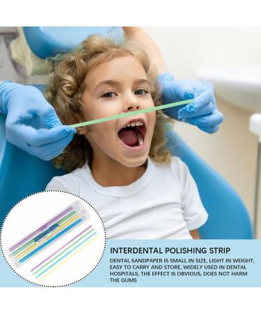 UPIQNG 60Pcs Dental Polishing Strips Dental Sandpaper Teeth Cleaning Tool Plastic Teeth Polishing Strips Abrasive Floss Fine Grinding Dental Polishing Strips - Buy Online on GoSupps.com
