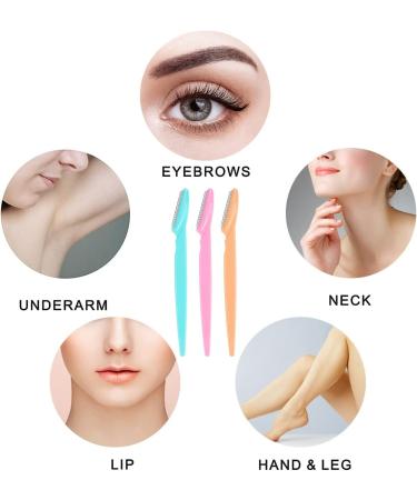 12 PCS Eyebrow Razors Facial Hair Remover Face Shaver Trimmer Shaper Face Razor Dermaplaning Blades for Face with 1 PC Eyelash Brush and Storage Box Exfoliating Dermaplaning Tool for Women and Men 12pcs - Buy Online on GoSupps.com