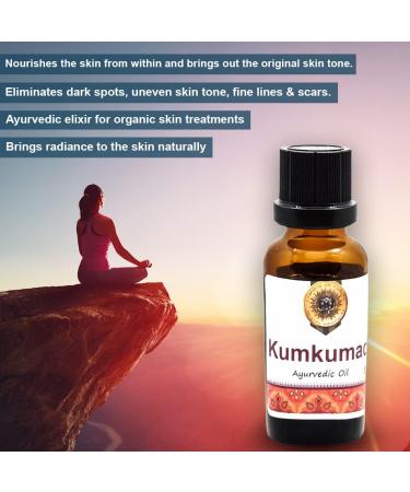 Ayumantra Organic Kumkumadi (Crocus Sativus) Oil - Beauty face Oil - 30ml - Buy Online on GoSupps.com
