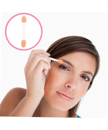 BELLIFFY 100pcs Double Ended Eyeshadow Brush Cosmetic Tool Latex Sponge Sponge Brush Makeup Tool Dual-side Eyeshadow Stick Cosmetic Applicator Eye Makeup Applicator 6.5x1.3cm White - Buy Online on GoSupps.com