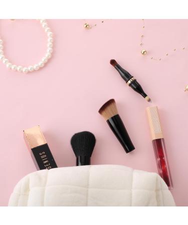 Travel Makeup Brushes Set | 4-in-1 Brush Kit with Case | Ideal Foundation Blush Eyeshadow & Concealer Brushes for Perfect Travel Beauty - Buy Online on GoSupps.com