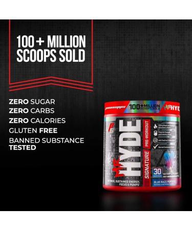 ProSupps Mr. Hyde Signature Series Pre-Workout Energy Drink - Watermelon Flavor | 30 Servings | Intense Energy, Focus & Pumps with Beta Alanine, Creatine, Nitrosigine & TeaCrine - Buy Online on GoSupps.com