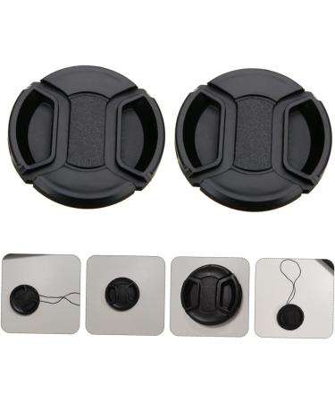 Milisten 4 Pcs Camera Lens Cover 62mm Lens Cap Lens Hood Cap Front Lens Replacement Cover Universal Lens Cap Centre Pinch Lens Cover Camera Lens Lid Hood Cover Splash Proof Plastic Black 6.2X6.2CM - Buy Online on GoSupps.com