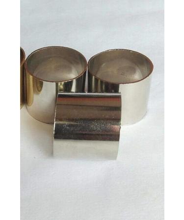 FICUS GIFT Lot of 6 Solid Brass & Silver Ferrules Collars Ring Shaft Walking Stick-Spare Part Accessories for Wooden Sticks-Walking Cane - Buy Online on GoSupps.com