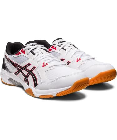 ASICS Men's Gel-Rocket 10 Court Shoes 10.5 - White/Classic Red - Buy Online on GoSupps.com