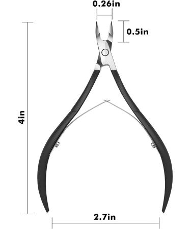 Stainless Steel Cuticle Nippers & Pusher Set for Manicure and Pedicure - Buy Online on GoSupps.com