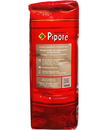 Yerba Mate Pipore 500g - Premium South American Herbal Tea - Buy Online on GoSupps.com