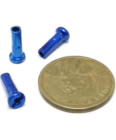 36pcs Blue Carbon Steel Bicycle Spoke Cap Set for 2mm Diameter Spokes | Pro Bamboo Kitchen Mountain Bike Spoke Caps - Buy Online on GoSupps.com