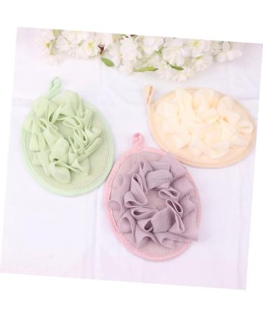 NOLITOY 4pcs Pure Flower Bath Ball Shower Sponges | Premium Mesh Loofah for Luxurious Bathing | Soft & Effective Bubble Maker Spa Experience - Buy Online on GoSupps.com