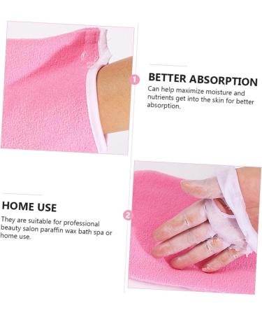 FRCOLOR 8 Pairs Hand and Foot Mask Thickened Foot Covers Thermal Gloves Heel Spa Gloves Hand Moisturizer Gloves Paraffin Bath Fabric Paraffin Socks Single Use Glove Wax Set Hyperthermia - Buy Online on GoSupps.com