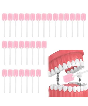 Cleaning mouth swab oral care sponge one-way oral care sponge oral care sponge sponge mouth swab disposable sponge swam ease of the oral sponge disposable pink x30 - Buy Online on GoSupps.com