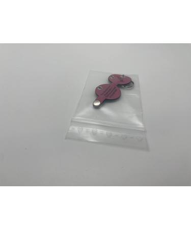 Copter Farm Dog Brand Bag - Engraved Art Leather & Real Leather | Custom Pink Round Collar Dog Tags - Buy Online on GoSupps.com