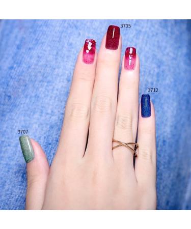 24 Bottles Rainbow Gel Polish UV Nail Set IBDGEL Brand Soak Off Nails Professional DIY Gel Rich Colour Glitter Nail Gel - (Color: Pick 24 pcs) - Buy Online on GoSupps.com