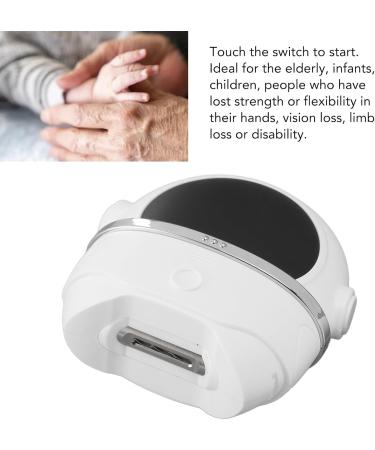 Automatic Electric Nail Clipper 500mAh Rechargeable Electric Nail Cutter Nail Scissor with Nail Scraps Storage Safety Fingernail Clipper for Kids Adult Seniors Caregivers - Buy Online on GoSupps.com
