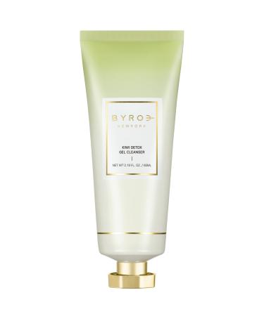 BYROE Kiwi Gel Cleanser | Foaming Face Wash with AHA and BHA | Exfoliating Salicylic Acid to Help Prevent Breakouts | Balance Redness  Blackheads and Clogged Pores | Vegan  65 ML 2.19 Fl Oz