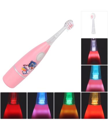 Buy Electric Toothbrush for Kids 360-Degree Battery Operated with Cartoon Design & Colorful Lights Perfect Oral Care Tool for Toddlers | International Shipping Available - Buy Online on GoSupps.com