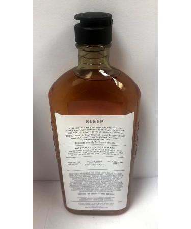 Bath and Body Works Aromatherapy Sleep Cedarwood and Vanilla Body Wash & Foam Bath 10 oz - Full Size - Buy Online on GoSupps.com
