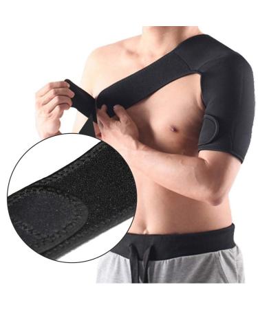 Buy Adjustable Elastic Shoulder Support Brace for Men & Women | Breathable Neoprene Compression Sleeves | Posture Corrector Strap for Optimal Back Support - Buy Online on GoSupps.com