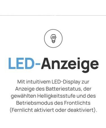 Fischer Bicycle LED Front Light 100 Lux - High Beam Sensor Mode Splash-Protected Easy Assembly - Black - Buy Online on GoSupps.com