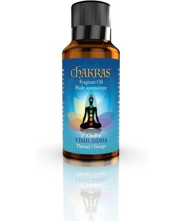 Chakras Essential Oils - Throat Chakra (Vishuddha) for Aromatherapy Meditation & Energy Work - Premium Natural Concentrated Oils - Buy Online on GoSupps.com