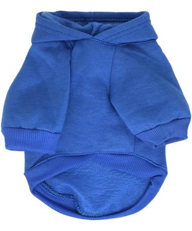 Buy LtuzPet Dog Hoodie - Boss Print Soft Fleece Warm Jacket for Dogs | X-Large Blue | International Shipping - Buy Online on GoSupps.com